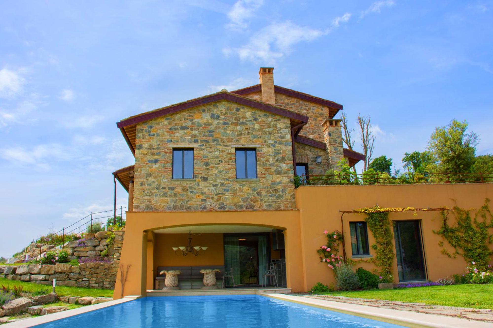 Villa Privata Con Piscina A Riparbella Castellina Marittima Eksteriør bilde