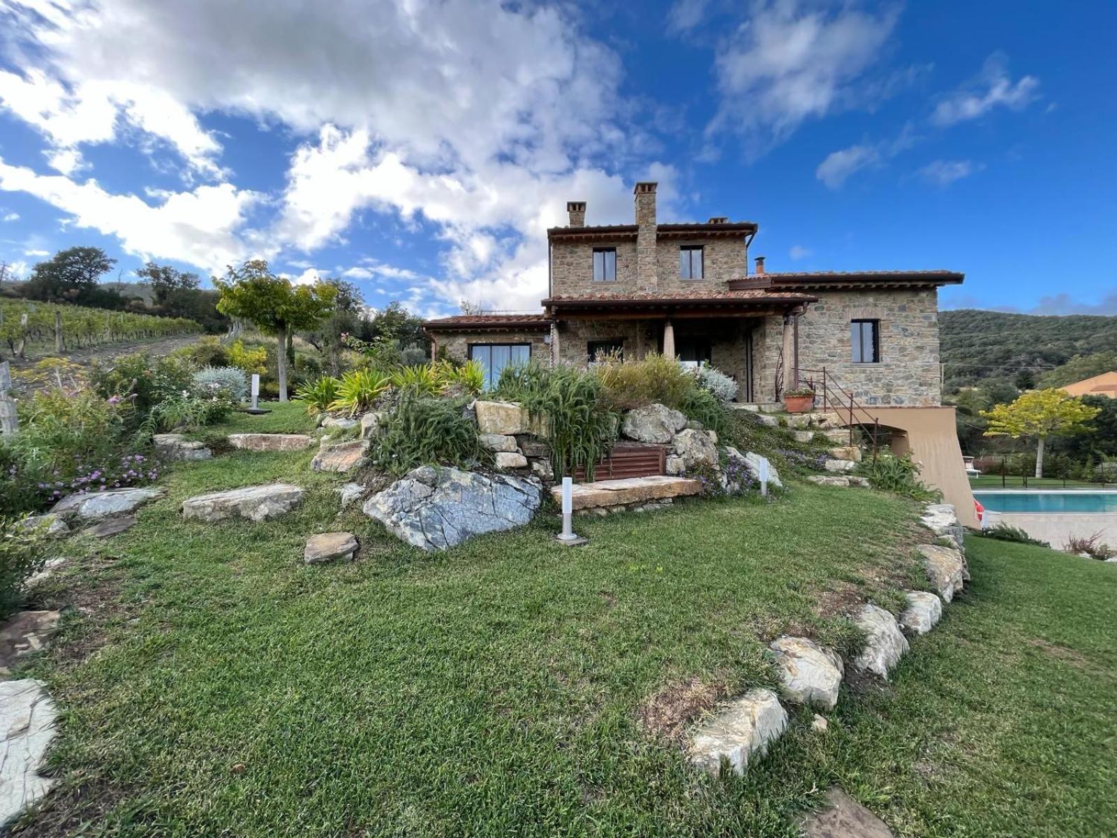Villa Privata Con Piscina A Riparbella Castellina Marittima Eksteriør bilde